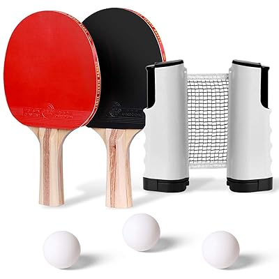 PingPong Game Set All-In-One Portable Tennis Set With Racket and balls