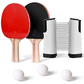PingPong Game Set All-In-One Portable Tennis Set With Racket and balls