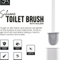 Silicone Toilet Brush Set - Bendable Deep Cleaning Feature