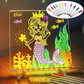 3D Acrylic Writing pad with Pen Message Board rewritable Table lamp drawing kids led