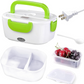 Electric Lunch Box – Portable Food Warmer for Work & Travel - Green