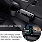 Carbon Fiber Car Seat Organiser with Cup Holder