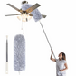 100 Inch Fan Duster, Extendable Microfiber Duster, Feather dust cleaner