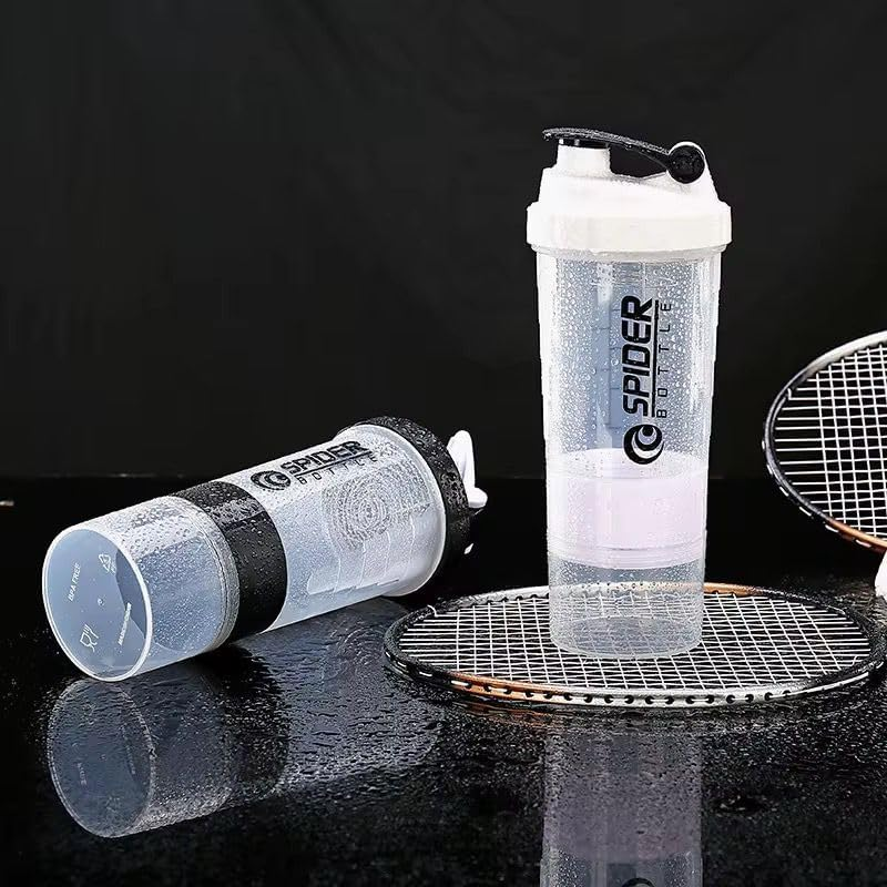 3 In 1 Spider Shaker Bottle 500ml Random Color