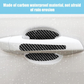 8PCS/SET Carbon Fiber Car Door Handle Protector Cover Inner Bowl Anti Scratch Sticker