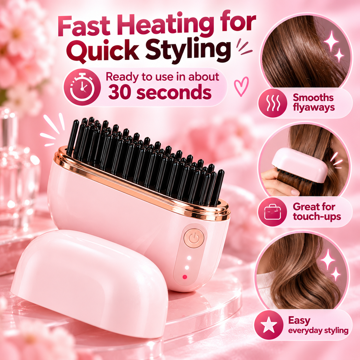 Mini Portable Hair Straightner