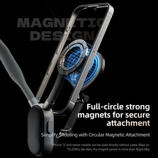 Magnetic Neck Mount for Phone Holder - TELESIN