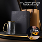 Luxury Large Glass Tea cup pot with One-Click Filter