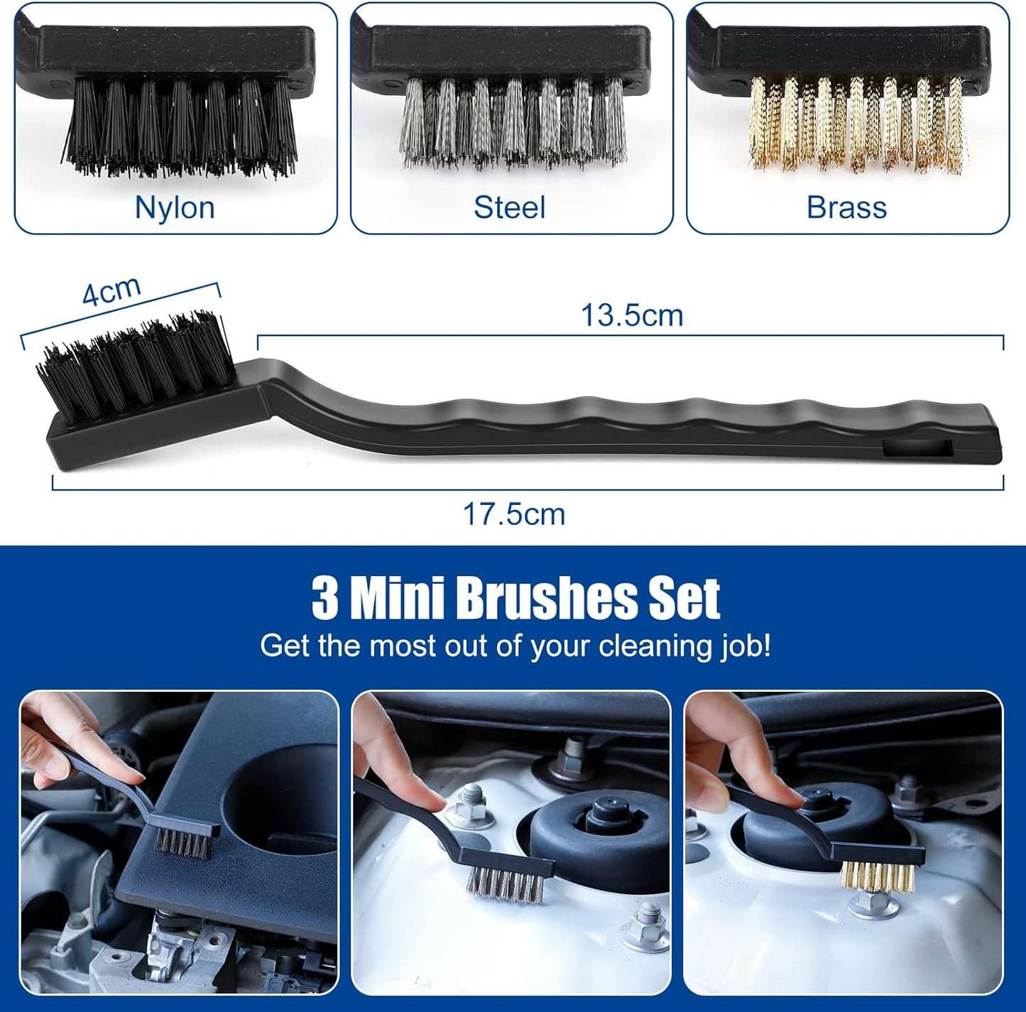 25PCS Professional Car Cleaning Kit – Interior & Exterior Cleaning Set