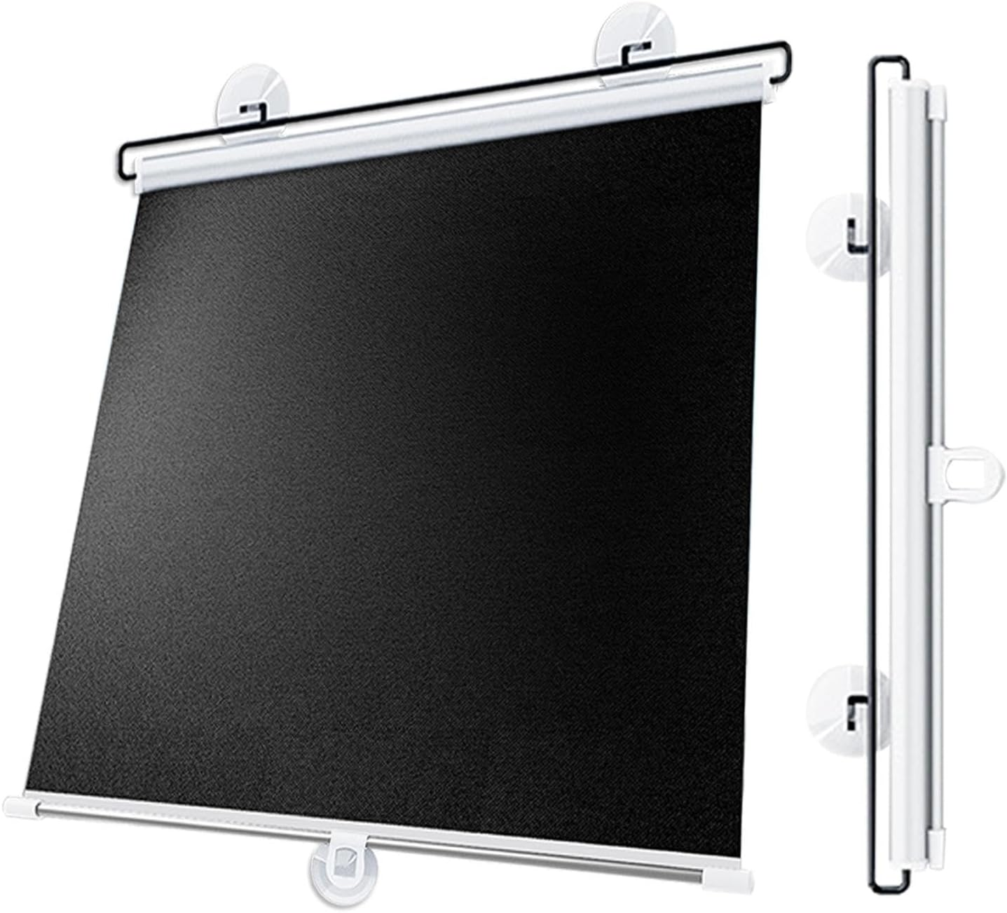 Retractable Sunshade Roller Shades,30-80cm Wide Roller Window Blinds Without Drilling