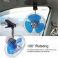 Mini Clip Rotating Fan 12V
