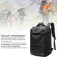 Vacuum Compression Travel Backpack with Pump – Space Saver Bag for Camping & Luggage