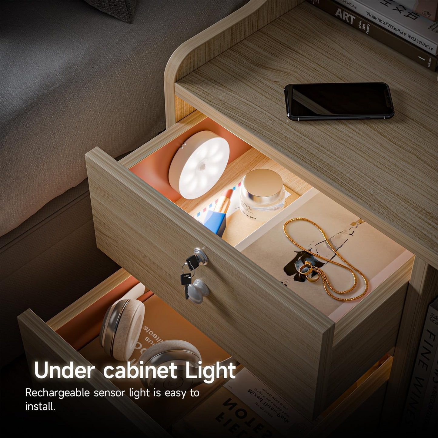 LED Night Light Lamp Rechargeable