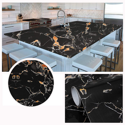 Luxury Marble Self-Adhesive PVC Wallpaper Roll 5 Meter