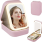 Travel Size LED Mirror & Beauty Makeup organiser Case