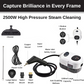 2500W High-Pressure Handheld 6 level Steam Cleaner