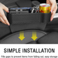 Carbon Fiber Car Seat Organiser with Cup Holder
