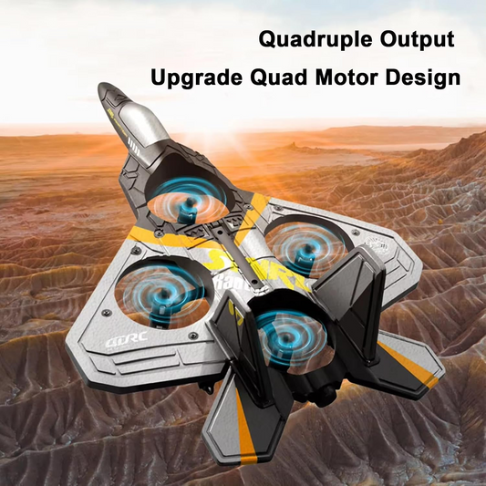 4XRC Jet Fighter Stunt RC Plane, Airplane 360° Drop-Resistant