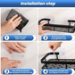 Aluminium Bathroom Shelf Self Adhesive for Wall Shelf Organizer