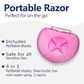 4 in 1 Women’s Electric Razor & Epilator – Manual Body Hair Trimmer