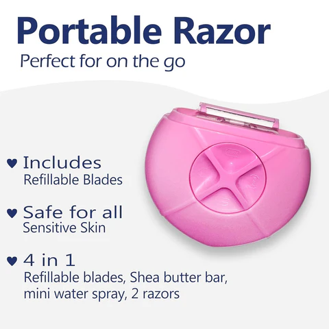 4 in 1 Women’s Electric Razor & Epilator – Manual Body Hair Trimmer