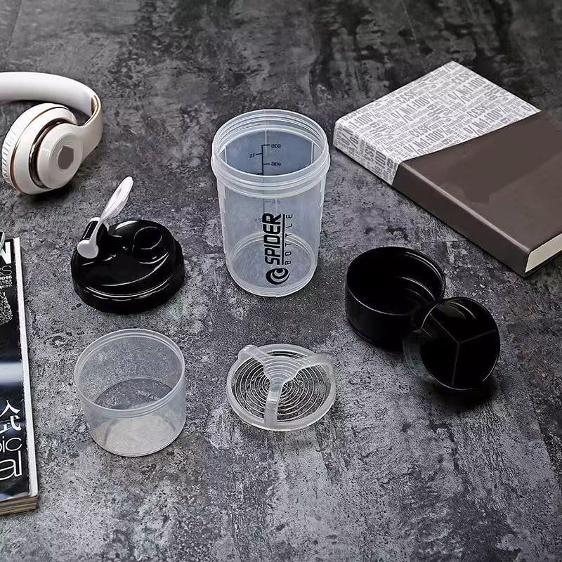 3 In 1 Spider Shaker Bottle 500ml Random Color