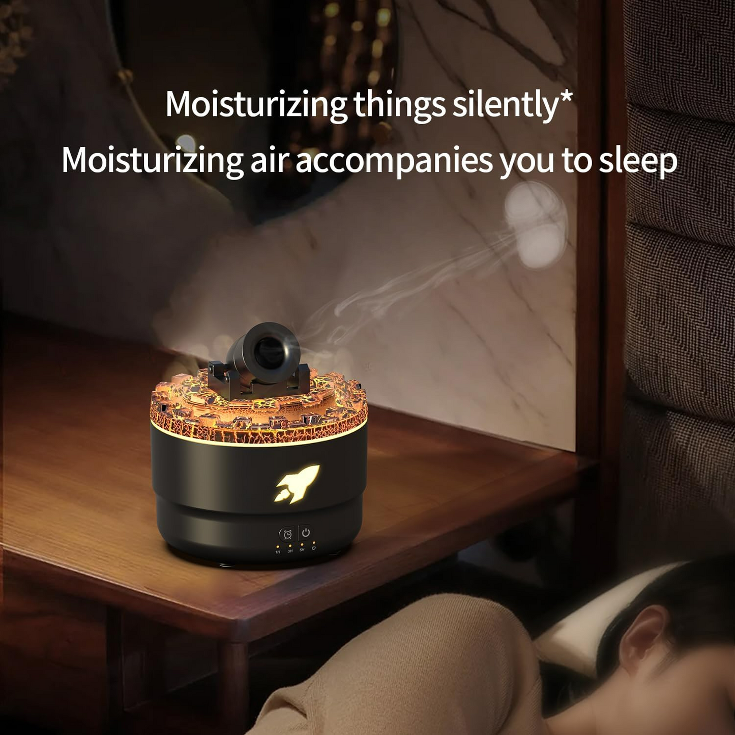 Cannon Blast Aroma Diffuser – Volcano Mist Humidifier