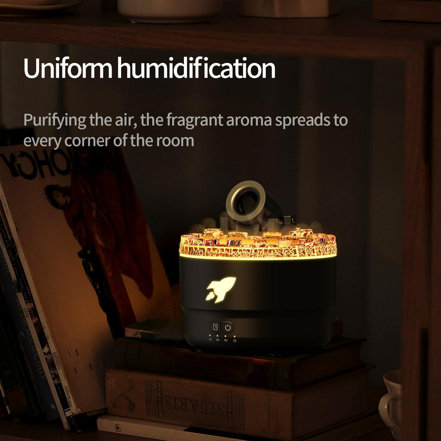 Cannon Blast Aroma Diffuser – Volcano Mist Humidifier