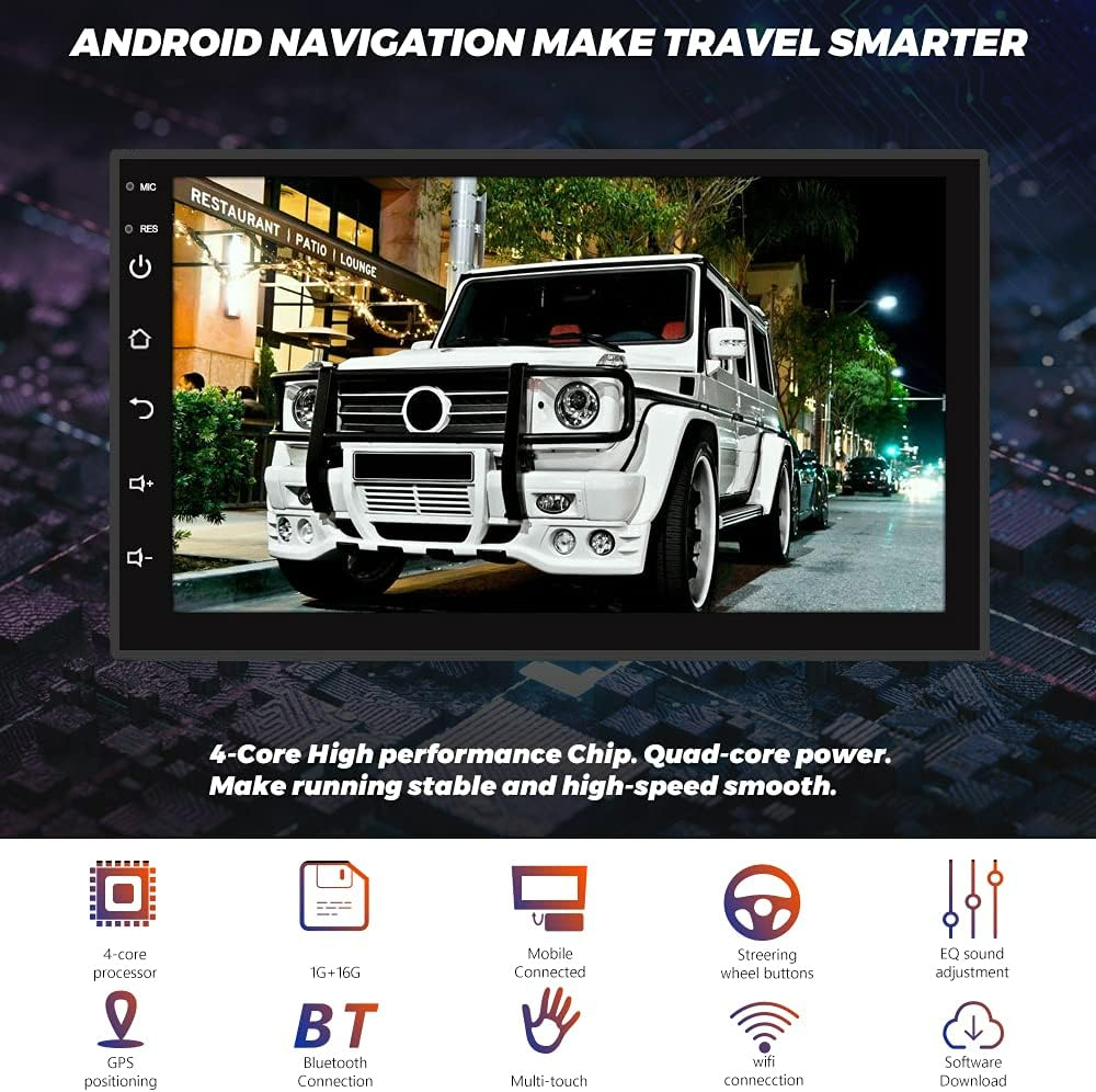 7-Inch Car Android Screen Stereo 2 Din Monitor