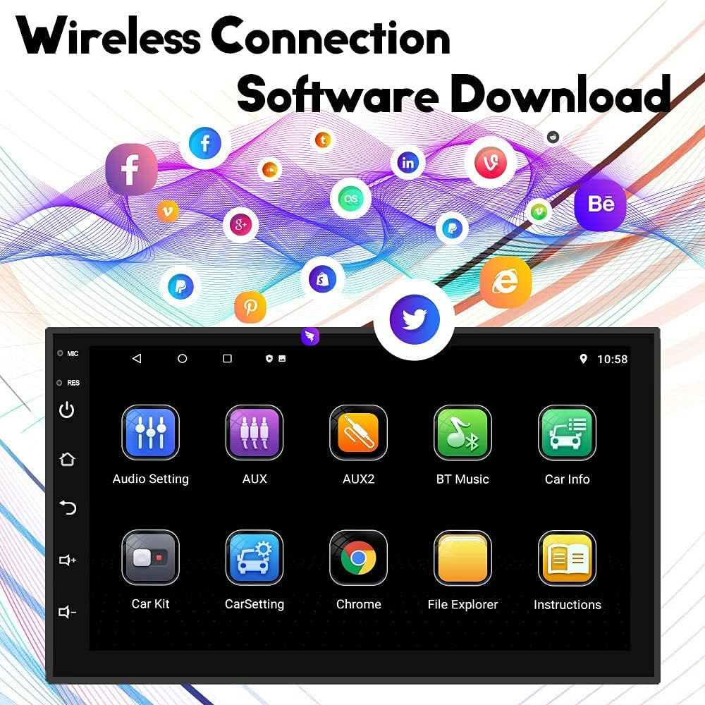 7-Inch Car Android Screen Stereo 2 Din Monitor