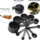 Measuring Cups, Measuring Spoons Set Durable for Home for Kitchens for Dessert Shops for Bakeries