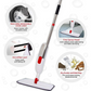 360° Microfiber Spray Mop – Flat, Multi-Surface Floor Cleaner with Refillable Bottle & Washable Pads