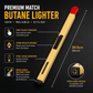 Match Stick Shaped Butane Lighter with Long Handle |