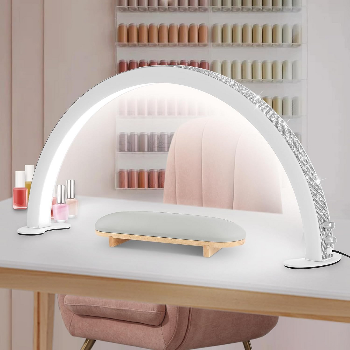 Half Led Moon LED Light Stand