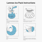Ice Pack Bags Reusable for Injuries, Hot Cold Therapy for Pain Relief ( RANDOM STYLE )