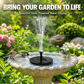 Solar Bird Bath Water Fountain Pump