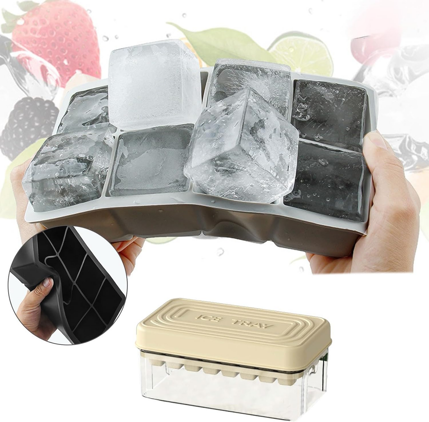 Food Grade Press Ice Cube Ice Cube Tray
