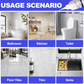 White Tile & Enamel Repair Kit – Waterproof, Quick-Dry with Spatula for Cracks & Scratches