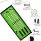 Golf Pen, Mini Golf Gift Set, Desktop Golf Ball Pen Gift, 3 Golf Clubs Pens with Balls and Flag