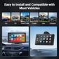 Wireless Car Radio Stereo Apple Carplay AirPlay & Android Auto with Backup Camera