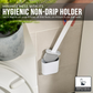 Silicone Toilet Brush Set - Bendable Deep Cleaning Feature