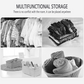 3-in-1 Coat Rack & Shoe Rack Organizer 4 Tier Storage Organizer with Hooks