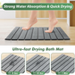 Luxury Foldable Stone Drying Mat Anti Slip Bathroom/Kitcheniuv