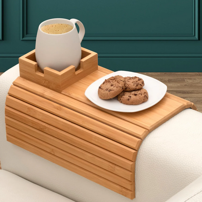 Bamboo Couch Arm Tray
