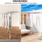 Folding Tripod Clothes Airer – Compact Drying Rack with 16 Rotating Arms, Aluminum, Indoor/Outdoor Use