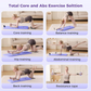 Foldable Pilates Reformer Machine – Multifunctional Home Fitness Board with Ab Roller