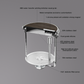Luxury Large Glass Tea cup pot with One-Click Filter