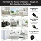 2500W High-Pressure Handheld 6 level Steam Cleaner