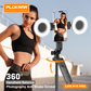 Plokama 3 IN 1 Selfie Stick Tripod with LED Light & Remote Live-P10 Pro