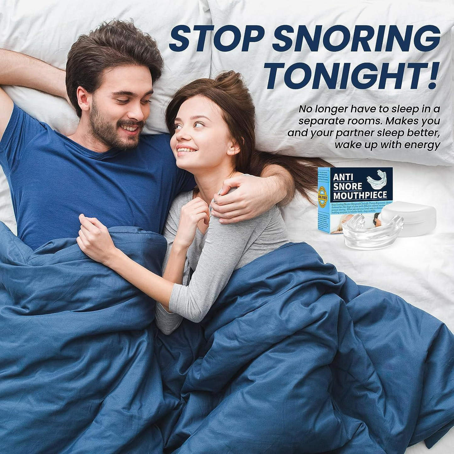 Anti-Snoring Mouth Guard – Comfortable Mouthpiece for Men & Women